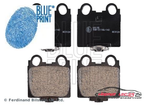 Achat de BLUE PRINT ADT342108 Kit de plaquettes de frein, frein à disque pas chères