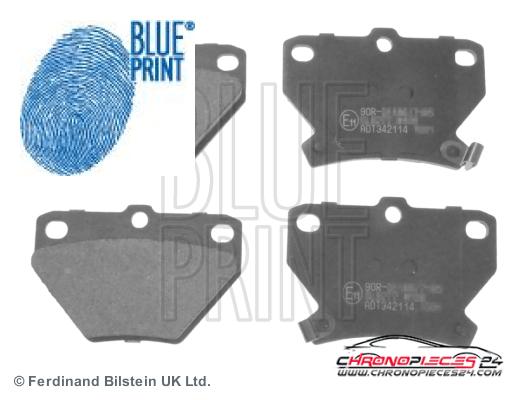 Achat de BLUE PRINT ADT342114 Kit de plaquettes de frein, frein à disque pas chères