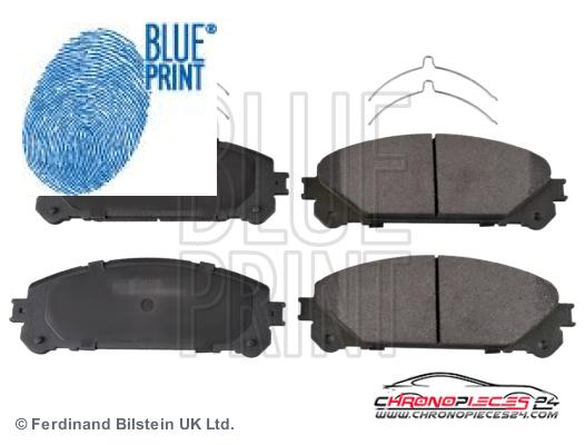 Achat de BLUE PRINT ADT342212 Kit de plaquettes de frein, frein à disque pas chères