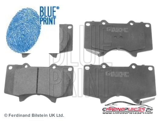 Achat de BLUE PRINT ADT342142 Kit de plaquettes de frein, frein à disque pas chères