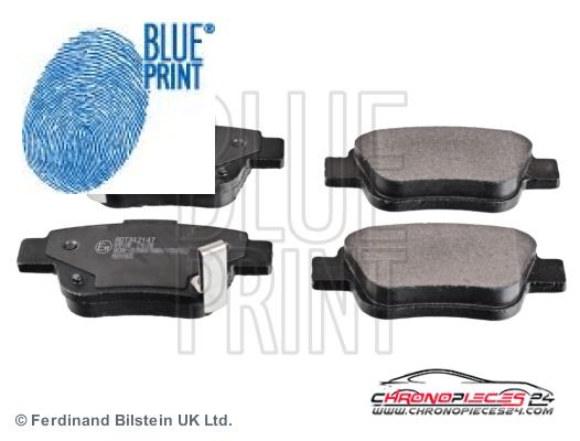 Achat de BLUE PRINT ADT342147 Kit de plaquettes de frein, frein à disque pas chères