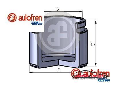 Achat de AUTOFREN SEINSA D025534 Piston, étrier de frein pas chères