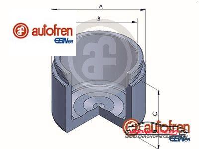 Achat de AUTOFREN SEINSA D025649 Piston, étrier de frein pas chères