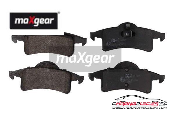 Achat de MAXGEAR 19-0887 Kit de plaquettes de frein, frein à disque pas chères