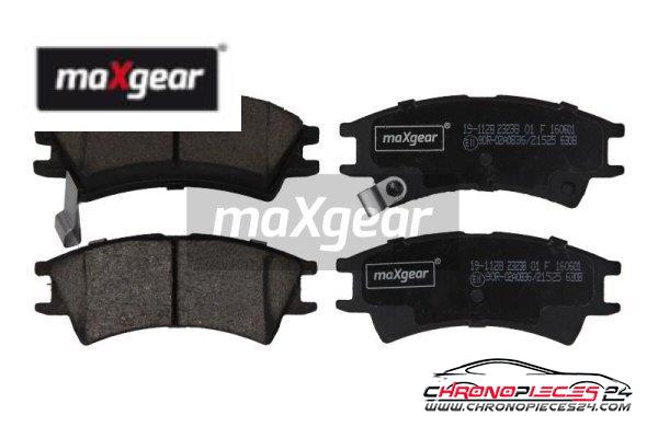 Achat de MAXGEAR 19-1128 Kit de plaquettes de frein, frein à disque pas chères