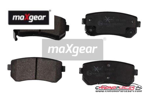 Achat de MAXGEAR 19-1131 Kit de plaquettes de frein, frein à disque pas chères