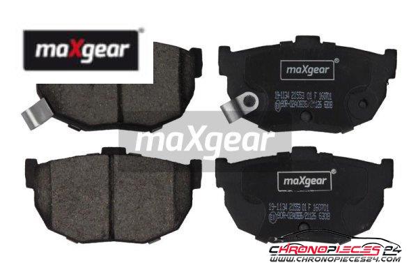 Achat de MAXGEAR 19-1134 Kit de plaquettes de frein, frein à disque pas chères