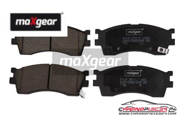 Achat de MAXGEAR 19-1140 Kit de plaquettes de frein, frein à disque pas chères