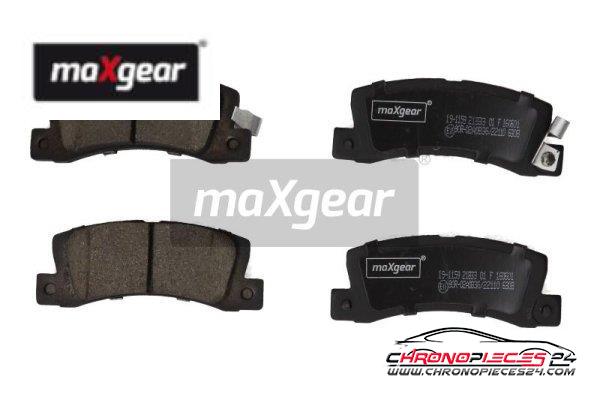 Achat de MAXGEAR 19-1159 Kit de plaquettes de frein, frein à disque pas chères