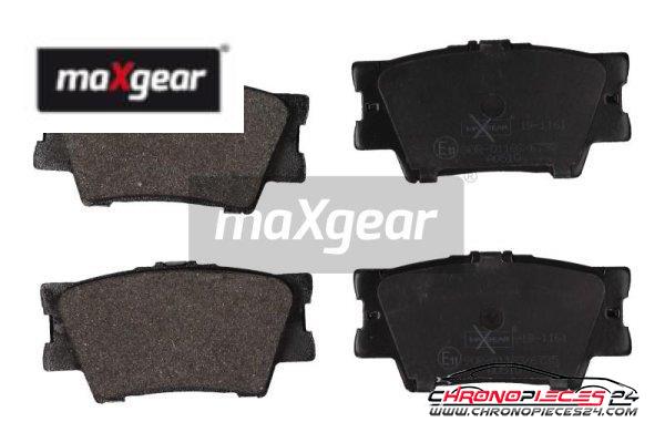 Achat de MAXGEAR 19-1161 Kit de plaquettes de frein, frein à disque pas chères