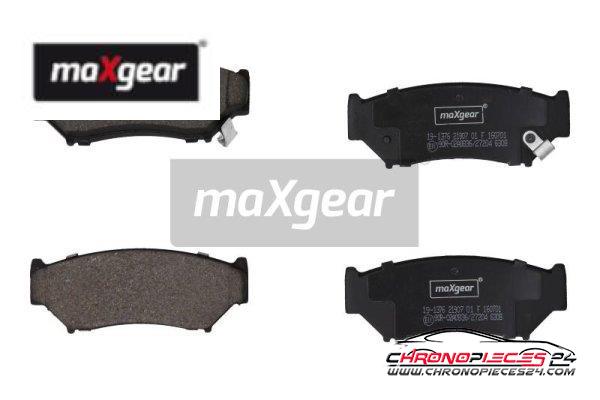 Achat de MAXGEAR 19-1376 Kit de plaquettes de frein, frein à disque pas chères