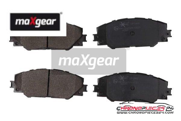 Achat de MAXGEAR 19-1460 Kit de plaquettes de frein, frein à disque pas chères