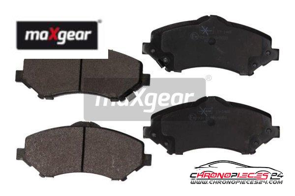 Achat de MAXGEAR 19-1468 Kit de plaquettes de frein, frein à disque pas chères