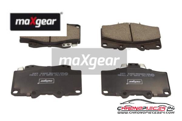 Achat de MAXGEAR 19-1761 Kit de plaquettes de frein, frein à disque pas chères