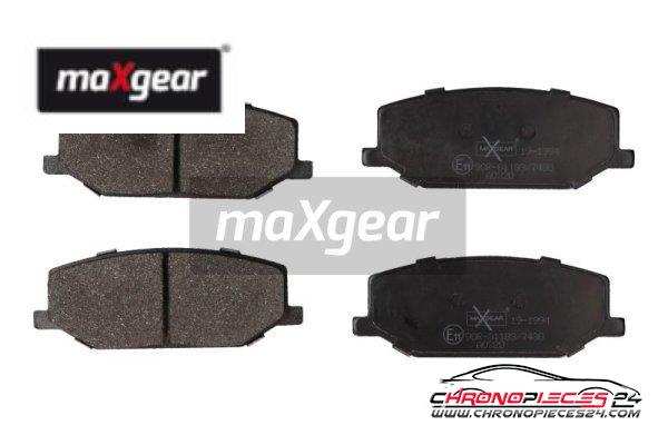 Achat de MAXGEAR 19-1994 Kit de plaquettes de frein, frein à disque pas chères