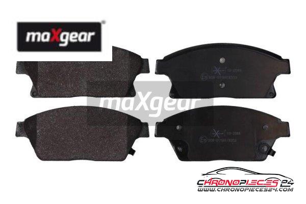 Achat de MAXGEAR 19-2088 Kit de plaquettes de frein, frein à disque pas chères