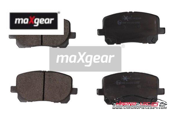 Achat de MAXGEAR 19-2148 Kit de plaquettes de frein, frein à disque pas chères