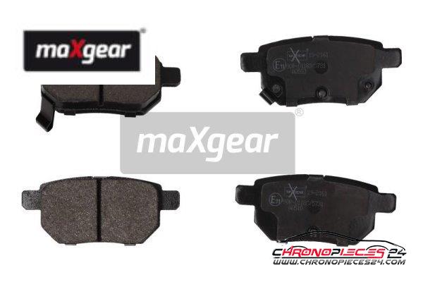 Achat de MAXGEAR 19-2161 Kit de plaquettes de frein, frein à disque pas chères