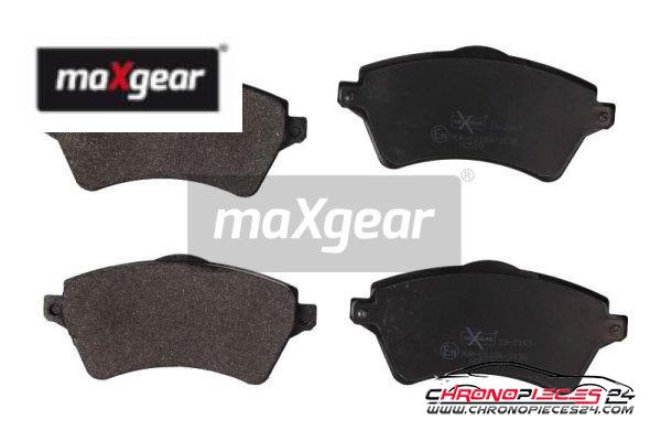 Achat de MAXGEAR 19-2163 Kit de plaquettes de frein, frein à disque pas chères