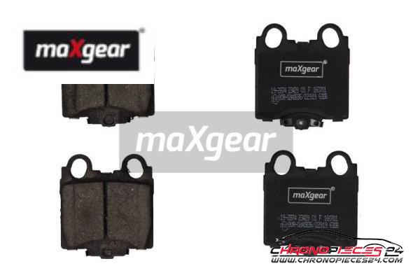 Achat de MAXGEAR 19-2874 Kit de plaquettes de frein, frein à disque pas chères