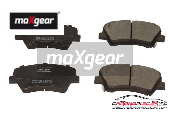 Achat de MAXGEAR 19-2927 Kit de plaquettes de frein, frein à disque pas chères