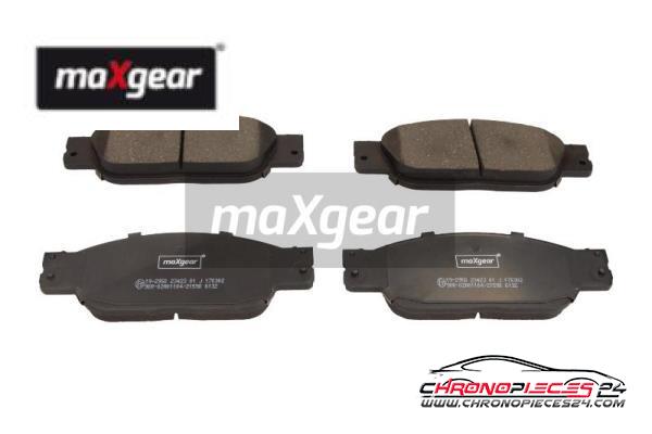 Achat de MAXGEAR 19-2950 Kit de plaquettes de frein, frein à disque pas chères