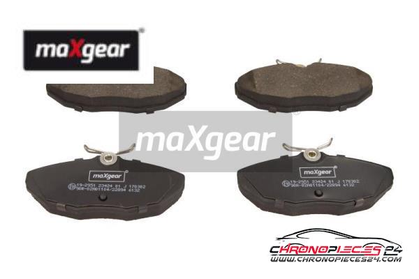 Achat de MAXGEAR 19-2951 Kit de plaquettes de frein, frein à disque pas chères