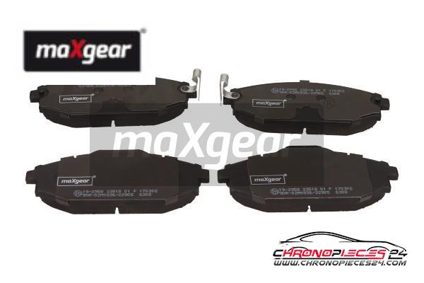 Achat de MAXGEAR 19-2958 Kit de plaquettes de frein, frein à disque pas chères