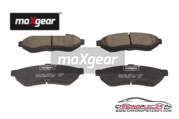 Achat de MAXGEAR 19-2969 Kit de plaquettes de frein, frein à disque pas chères