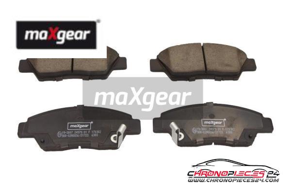 Achat de MAXGEAR 19-3007 Kit de plaquettes de frein, frein à disque pas chères