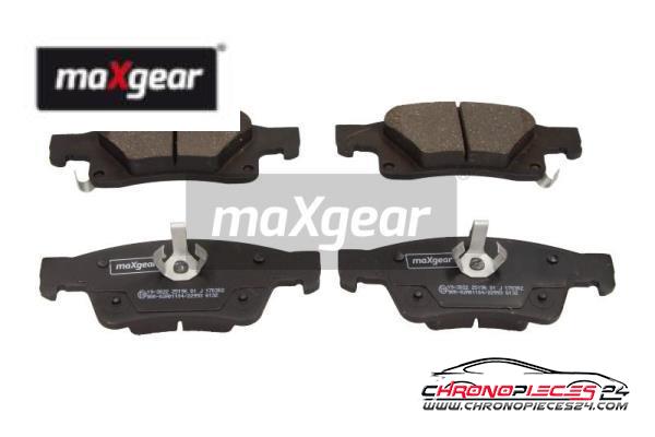 Achat de MAXGEAR 19-3022 Kit de plaquettes de frein, frein à disque pas chères