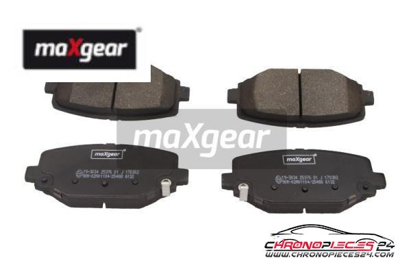 Achat de MAXGEAR 19-3034 Kit de plaquettes de frein, frein à disque pas chères