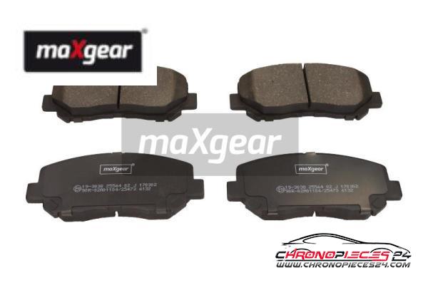 Achat de MAXGEAR 19-3038 Kit de plaquettes de frein, frein à disque pas chères