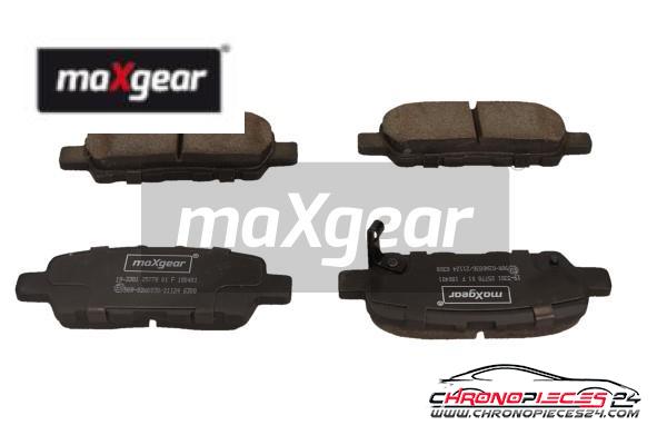 Achat de MAXGEAR 19-3381 Kit de plaquettes de frein, frein à disque pas chères