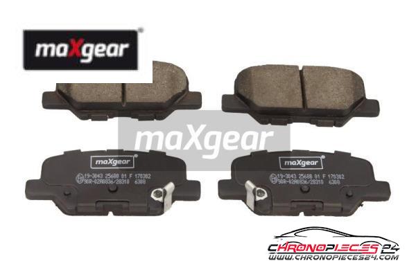 Achat de MAXGEAR 19-3043 Kit de plaquettes de frein, frein à disque pas chères