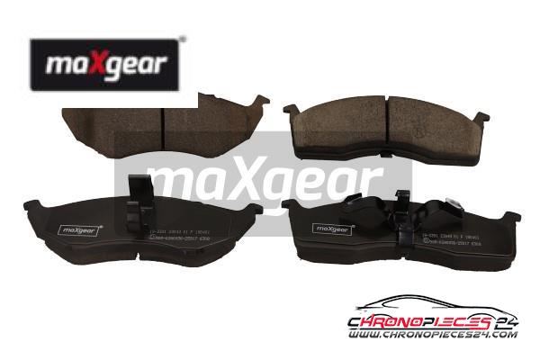 Achat de MAXGEAR 19-3391 Kit de plaquettes de frein, frein à disque pas chères