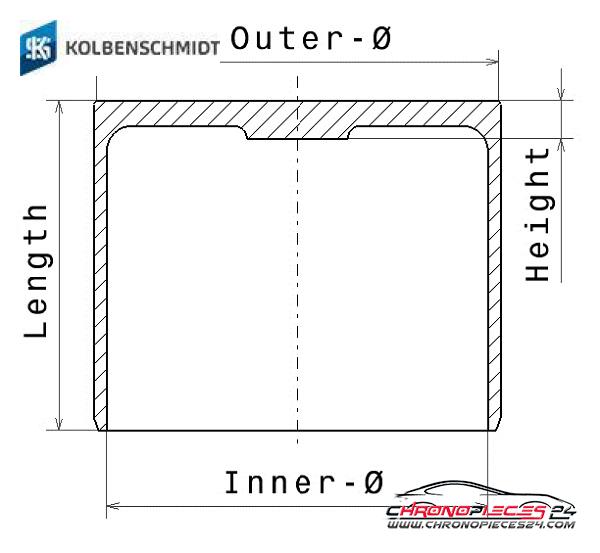 Achat de KOLBENSCHMIDT 50007564 Poussoir de soupape pas chères