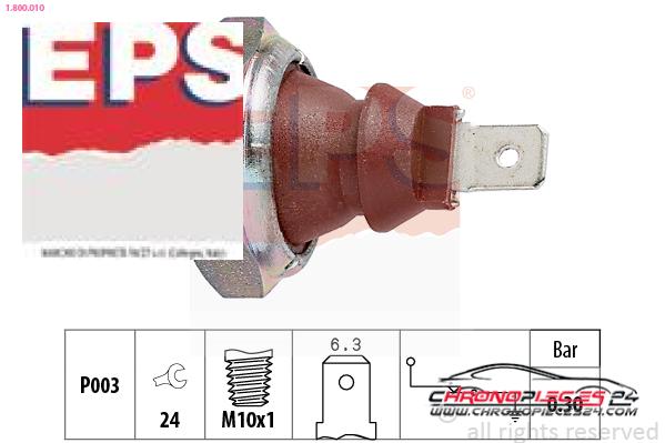 Achat de EPS 1.800.010 Indicateur de pression d'huile pas chères