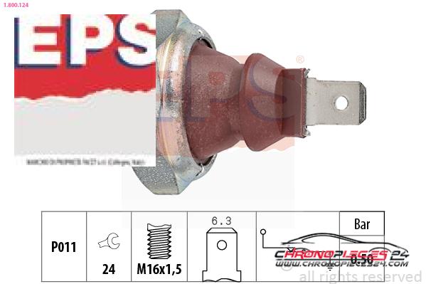 Achat de EPS 1.800.124 Indicateur de pression d'huile pas chères