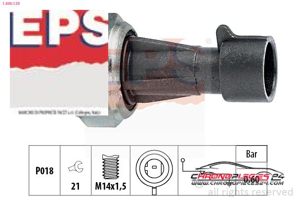 Achat de EPS 1.800.129 Indicateur de pression d'huile pas chères