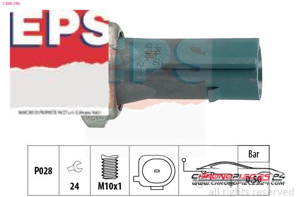 Achat de EPS 1.800.196 Indicateur de pression d'huile pas chères