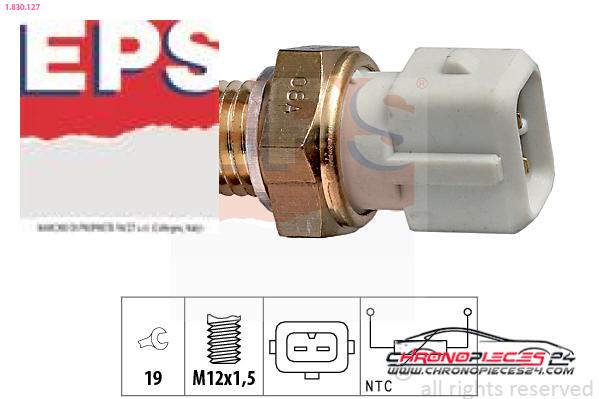 Achat de EPS 1.830.127 Sonde de température, liquide de refroidissement pas chères