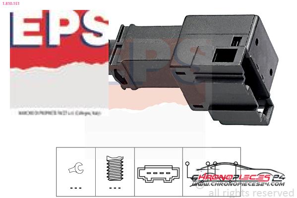 Achat de EPS 1.810.151 Interrupteur des feux de freins pas chères