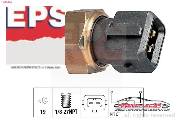 Achat de EPS 1.830.165 Sonde de température, liquide de refroidissement pas chères