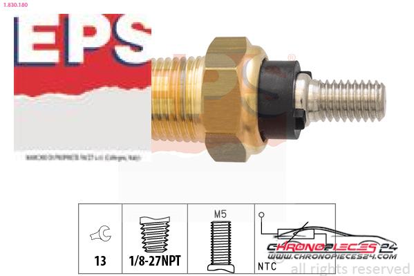 Achat de EPS 1.830.180 Sonde de température, liquide de refroidissement pas chères