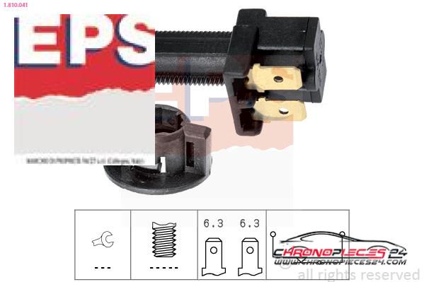 Achat de EPS 1.810.041 Interrupteur des feux de freins pas chères