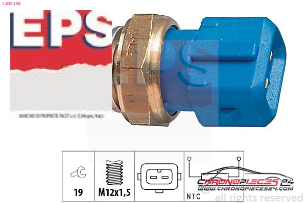 Achat de EPS 1.830.194 Sonde de température, liquide de refroidissement pas chères