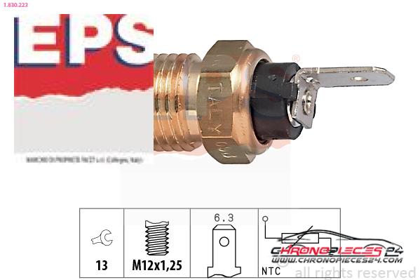 Achat de EPS 1.830.223 Sonde de température, liquide de refroidissement pas chères