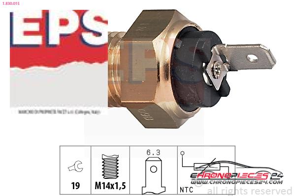 Achat de EPS 1.830.015 Sonde de température, liquide de refroidissement pas chères