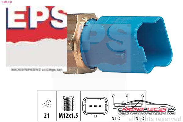 Achat de EPS 1.830.291 Sonde de température, liquide de refroidissement pas chères